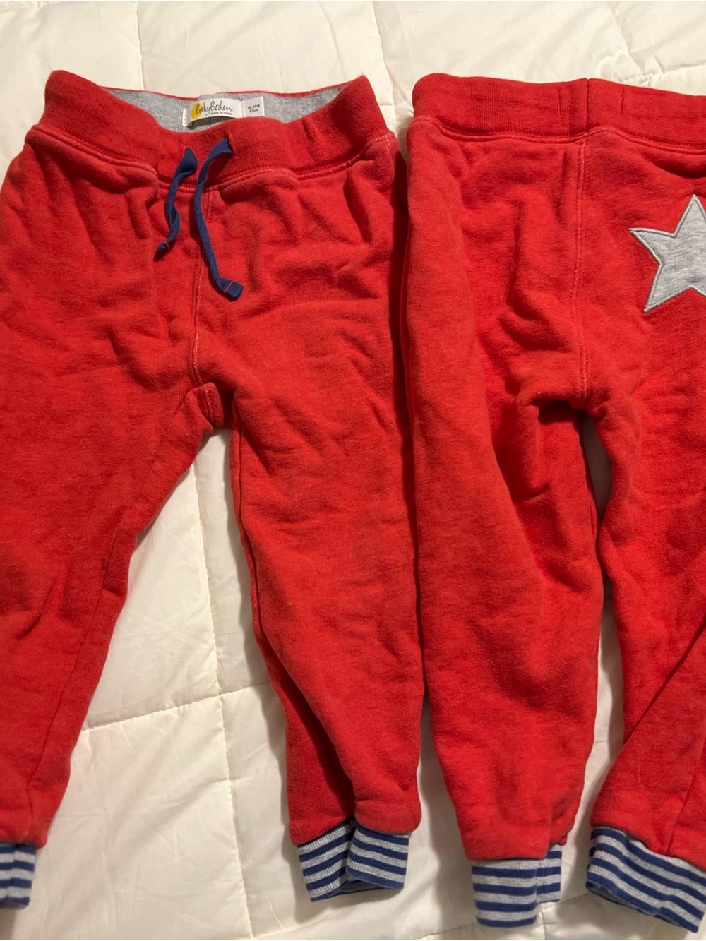 ⭐️ Baby Boden Red Star Toddler Jogger Pants